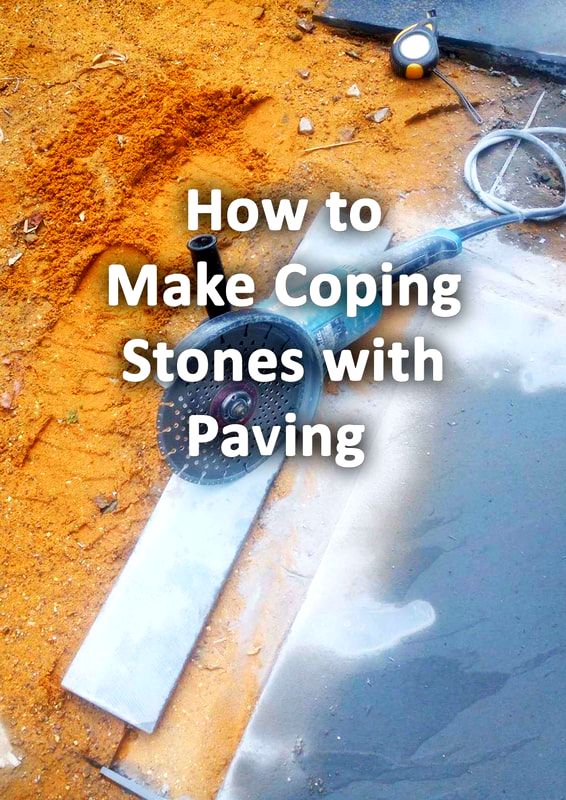 How to make coping stones with paving