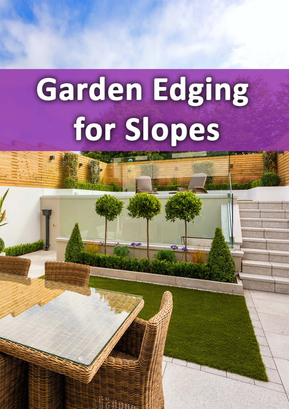 garden edging for slopes