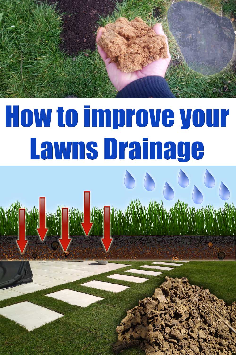 How to improve your lawns drainage