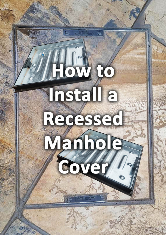 How to install a recessed manhole cover