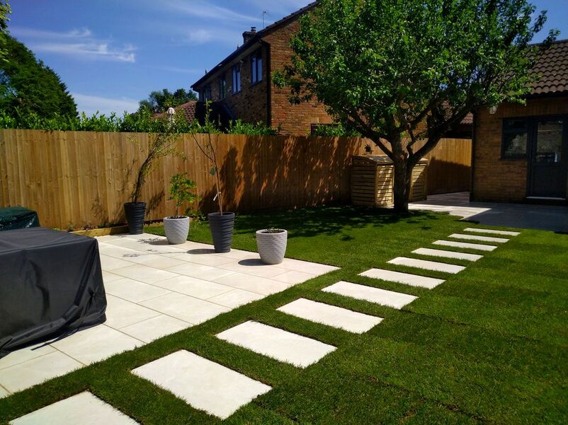 Paving with grass