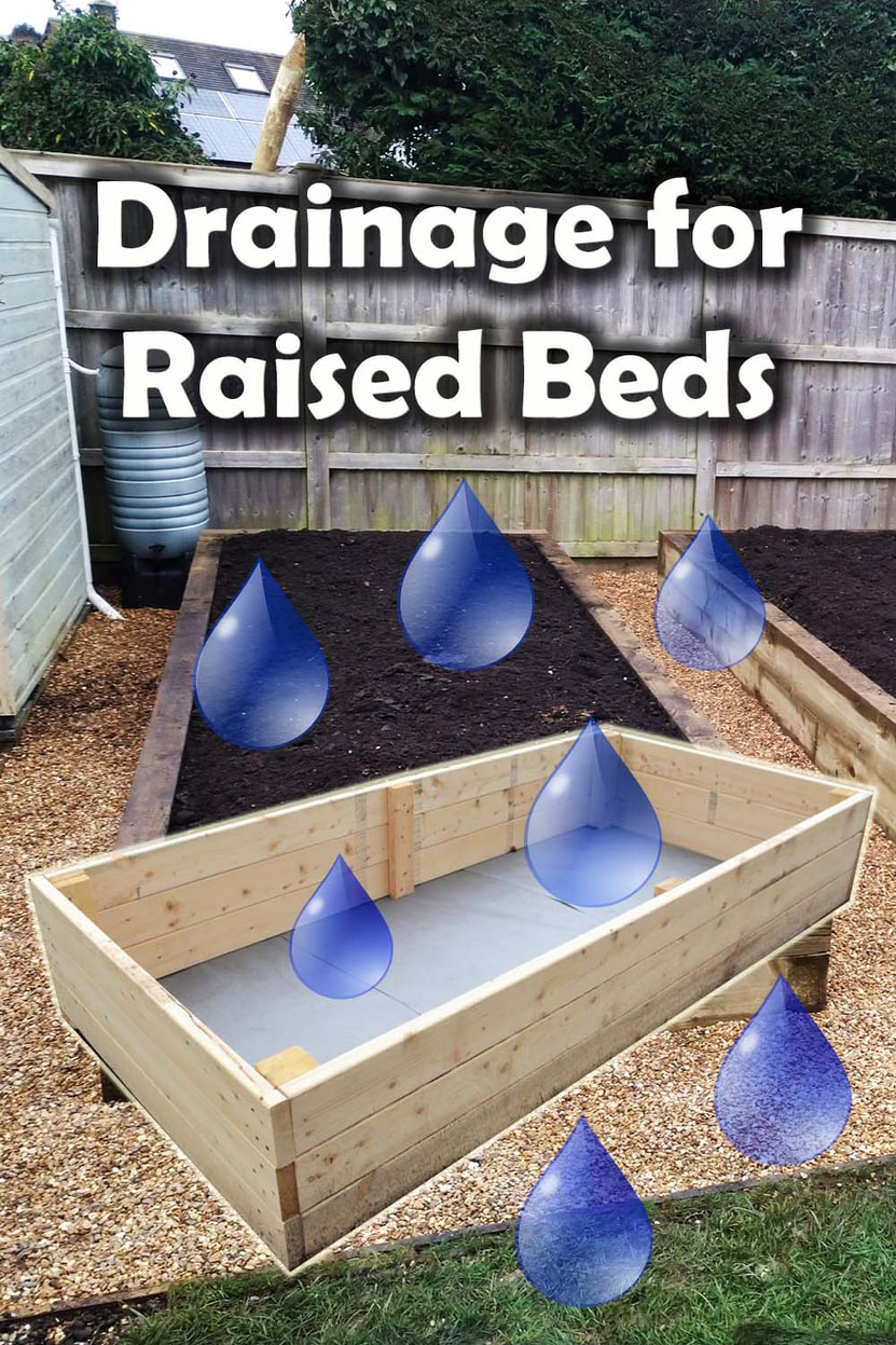 Drainage for raised beds