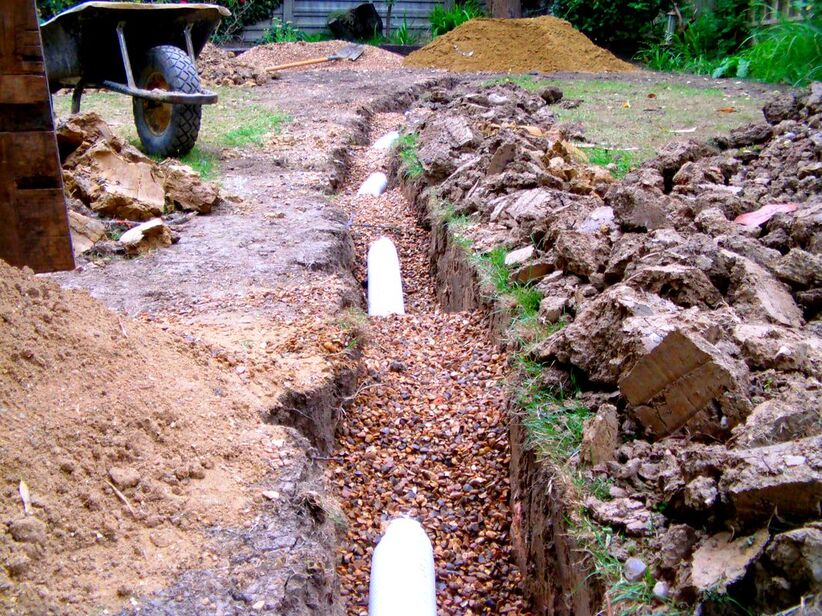 Garden drainage system