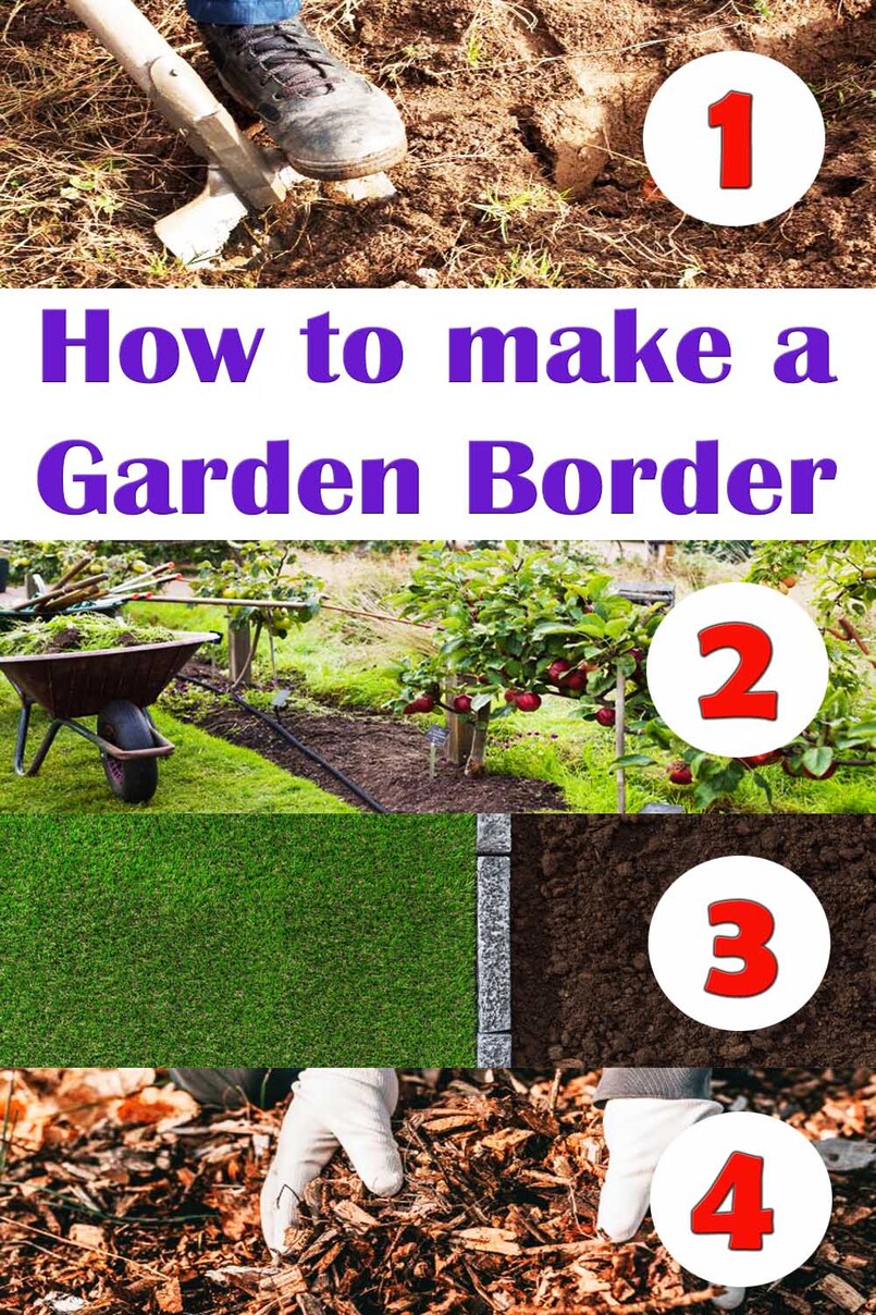 How to make a garden border