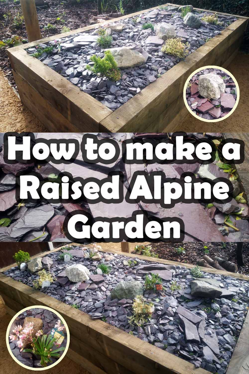 How to make a raised alpine bed