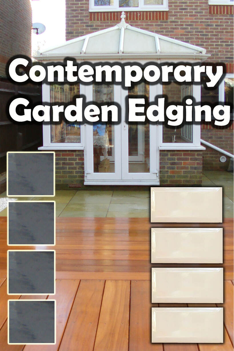 Contemporary garden edging
